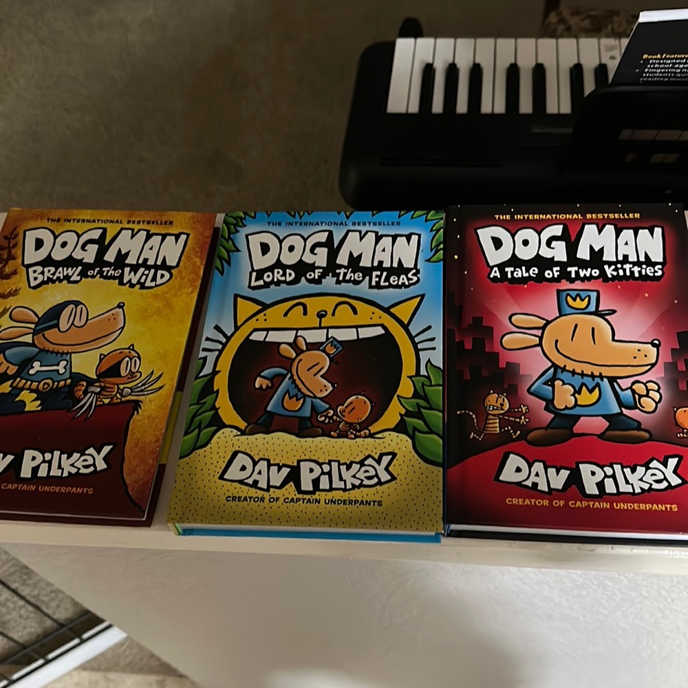 Dog man books set of 3